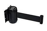 Tensator QWAYWALL-B9 QwayWall - Wall Mounted, Black Finish, Black 7'6