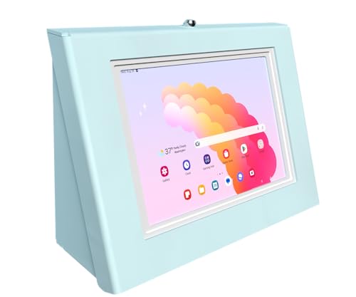 TABcare Easy Wall Mount Security Tablet Kiosk for Lenovo TAB Tablet Designed for Integration of USB Hub, Printer, CC Reader & All Your Peripherals (White, M11 K11)