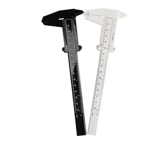 Calibrador Vernier Plástico 150mm Alta Precisión 3 uds miniatura 3