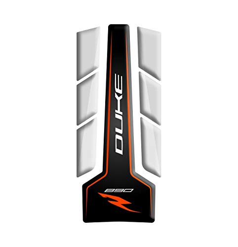 Tankschutz aus Harz, 3D, kompatibel mit KTM Duke 890 R 2020 GP-688 (Weiß)