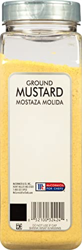Mccormick Culinary Ground Mustard, 16 Oz - One 16 Ounce Container Of Ground Mustard Powder For A Sharp Tangy Taste, Perfect For Dips, And Sauces #TOP1
