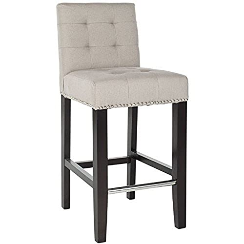 Safavieh Mercer Collection Thompson Beige Linen 25.8-Inch Counter Stool #TOP11