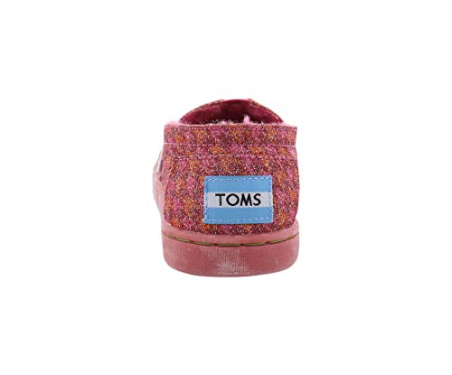 TOMS Classic Houndstooth Girl's Shoes Size 3, Color: Red4