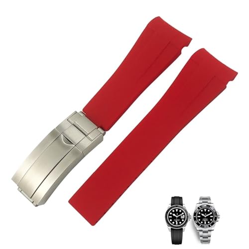 Bracelet montre silicone incurvé haut de gamme pour Daytona et GMT