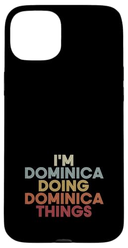 Dominica Name Dominica Personalized Name First Given �X�}�z�P�[�X iPhone 15 Plus �p