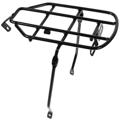 Porte-bagages arrière vélo 14 pouces en métal noir avec banquette pour enfant