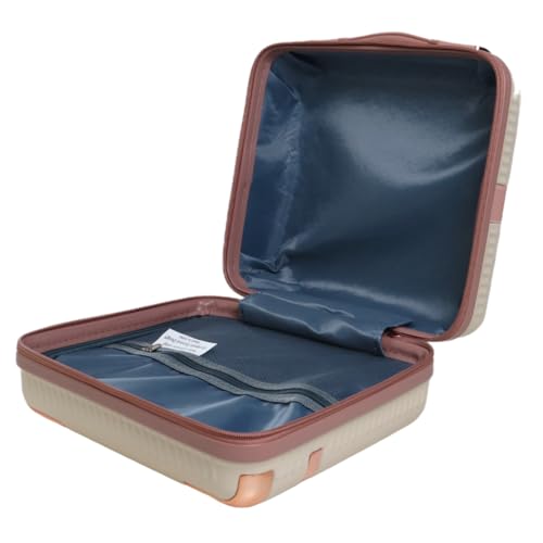 KIT MALA DE BORDO + FRASQUEIRA - LINHA GENEBRA Cor:Creme