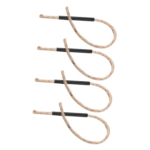 NAMOARLY Cord Ropes for Fire Starter 4pcs Survival Wick Rope for Outdoor Activities and Emergency Lighting