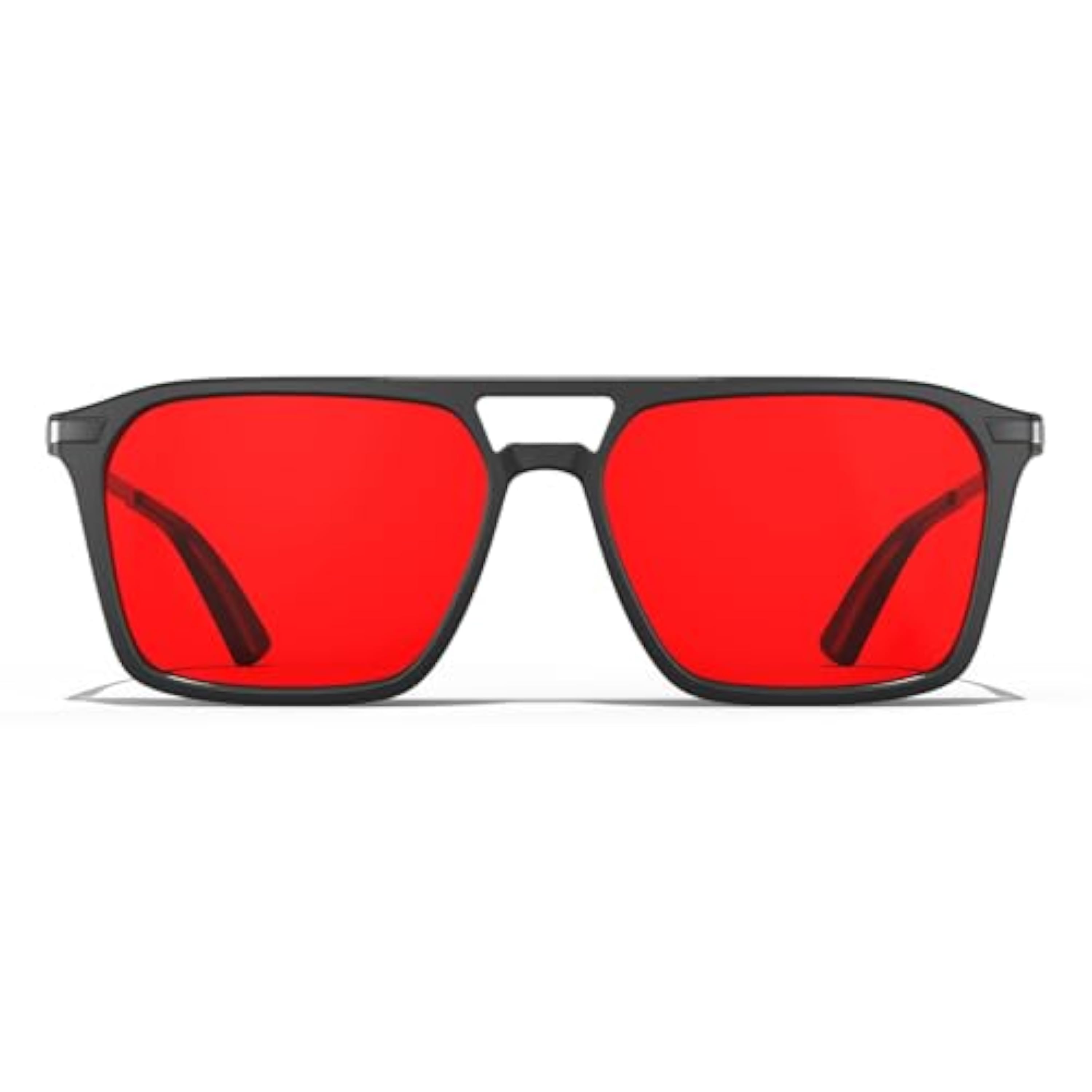 Goiteia Gafas Rojas Bloqueo Luz Azul-Bloqueo el 100% Azul y Verde para Mejorar el Sueño-Revestimientos AR Duales-Alivia Fatiga Ocular