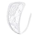 Produktbild Gwxevce Womens Floral Lace C String Unterwäsche Unsichtbare sexy Dessous Solid Hollow Thong White
