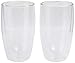 Bodum 15oz Pavina Double Wall High-Heat Borosilicate Glass, Set of 2, Clear