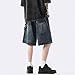Streetwear Baggy Jorts Y2K Hip Hop Denim Shorts Unisex Summer Vintage Fashion Grunge Jean Shorts,XL,Blue