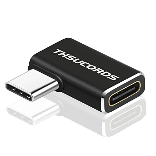 Thsucords Right Angle USB C Extension Adapter