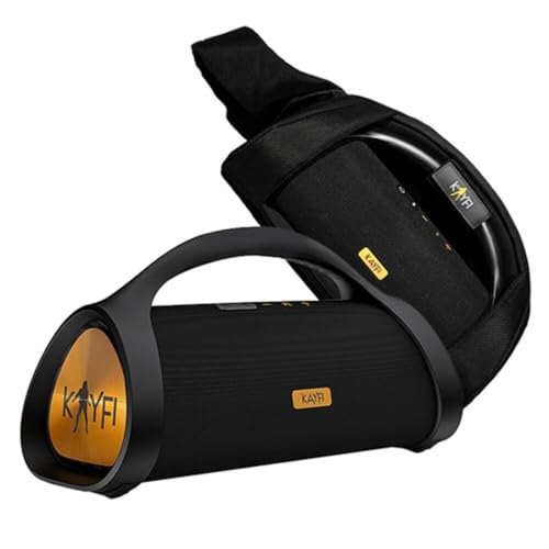 Enceinte Bluetooth K55 60W RMS : son portable puissant IPX7 avec sac de transport inclus