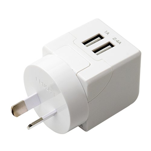 ミヨシ MCO 海外旅行用USB充電器 2.4A対応 Oタイプ MBP-TO MBP-TO