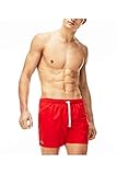Lacoste Herren Mh7092 Badeshorts, Rot (Salvia/Iberis 79v), X-Large