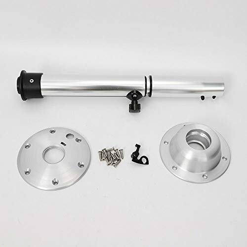 Gdrasuya Adjustable Heights Adjustable Stand Base Table Pedestal Support For Marine Boat Caravan Motorhome Aluminum With Removable Base 22-28 Inch Usa #TOP3