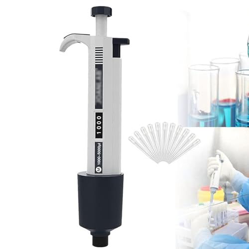 Single Channel Pipettor Controller, Adjustable Autoclavable Micropipette/Pipettor, for Medicine, Teaching, Chemical Industry, Scientific Research