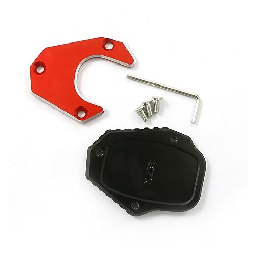 Motorrad-Seitenstützkissen Für Hon@&da CRF 250 RALLY CRF250L CRF250 2017-2021 Motorrad CNC Kickstand Extension Pad Fuß Seitenständer Platte Zubehör(12)