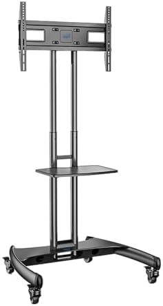 Suporte Pedestal com Rodízios, Altura Regulável de 112cm a 152cm,...