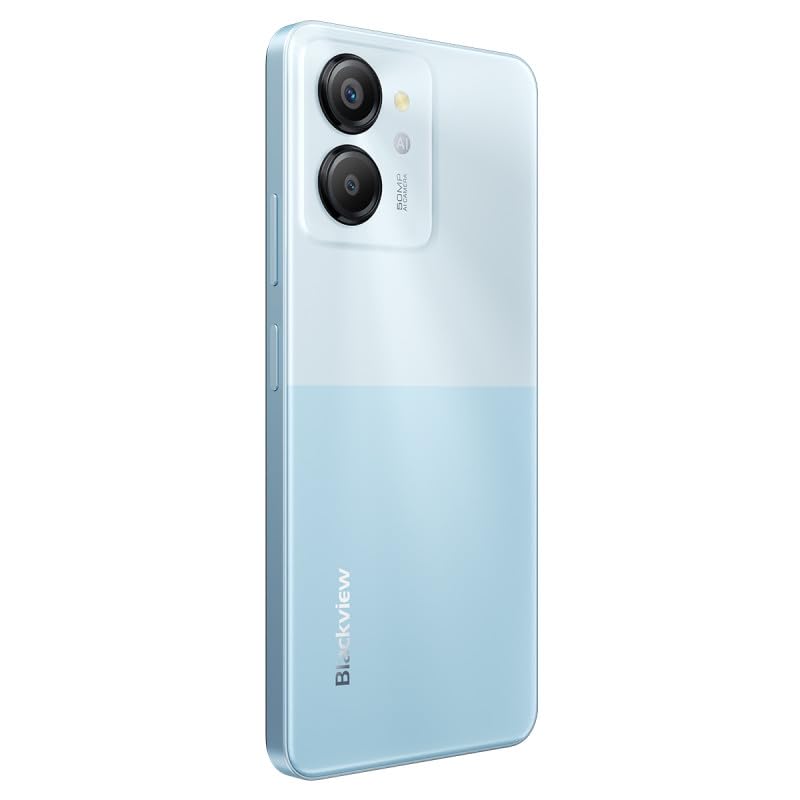 Blackview Color 8 Smartphone Libre, 16GB+256GB, 6.75" FHD+ 90Hz, Cámara 50MP+8MP, Batería 6000mAh, Tres Ranuras, Teléfono Móvil Android 13, Altavoz Smart-K Box, GPS