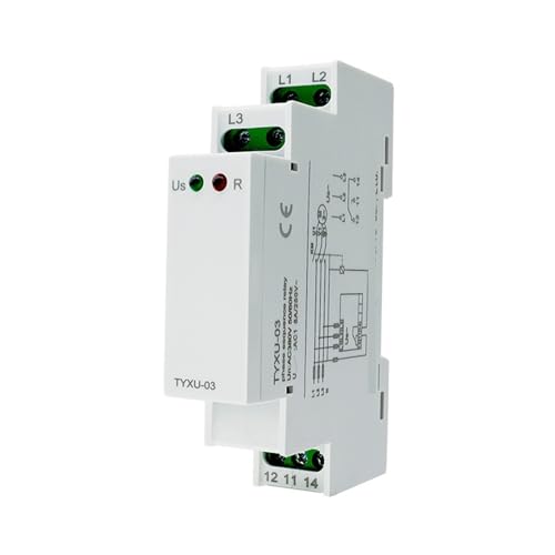 Relé de monitoreo TYXU-03D M460 de protección contra fallas eléctricas de fase 1 SPDT 2 SPDT