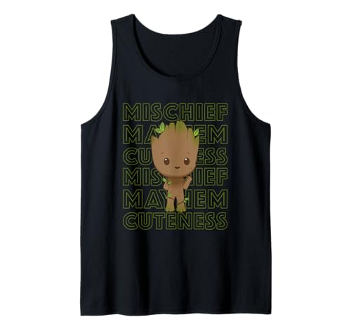 Camiseta de tirantes I Am Groot para combatir el calor con ropa cómoda de Marvel