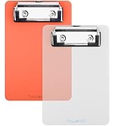 Portablocco A6 Con Pinza E Portapenne - 2 Pezzi, Cartellina Rigida Per Ufficio, Scuola - Foto 10