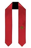 Vision Wear Morocco Flag Graduation Sash/Stole International Study Abroad Adult Unisex