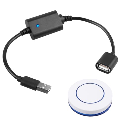 Interruptor de control remoto USB, CC 5 V USB, mando a distancia inalámbrico, mando a distancia USB con líneas de control, interruptor USB, mando a distancia inalámbrico para luz nocturna pequeña