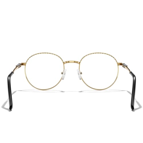 Image of Round Reading Glasses for Women Fashionable Design Reader Computer Glasses And Spring Hinges