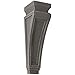 Ekena Millwork CORWD03X04X14ARGY Arts and Crafts Vintage Decor Corbel, 3 7/8"W x 4 1/2"D x 14"H, Reclaimed Grey