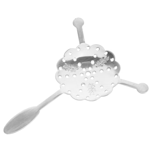 PLAFOPE Cucchiaio Per Assenzio in Acciaio Inossidabile - Cucchiaio Da Bar Con Design Cavo Per Gocciolatore Di Assenzio E Decorazione Per Bar Di Casa