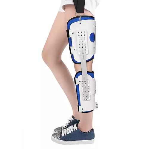 膝関節固定装具 後十字靭帯 半月板 膝サポーター きんぞくばん 調節可能 (スタイル1(固定))