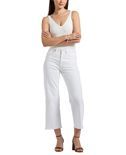 Buffalo David Bitton Women's High Rise Wide Leg Cropped Addisson4