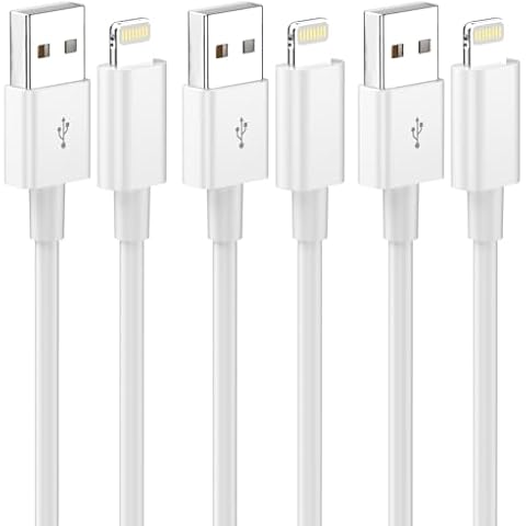 iPhone Charger [Apple MFi Certified] Lightning Cable 3Ft iPhone Fast Charging Cable Compatible with iPhone 14/13/12/11/11 Pro/XS/Max/XR/X/8/7/iPad Airpods (3Pack) Cover