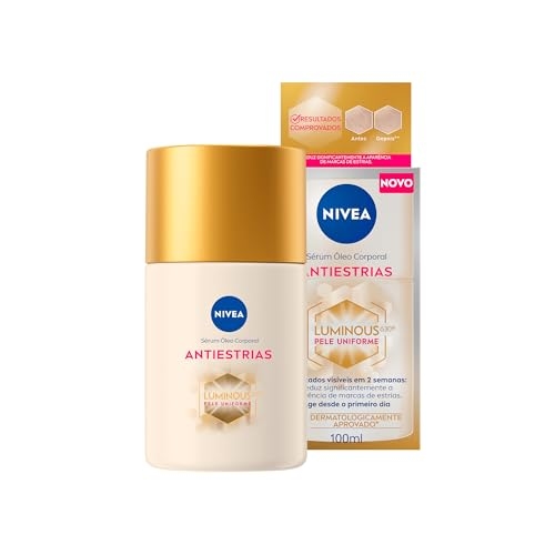 NIVEA LUMINOUS 630® Sérum Óleo Corporal Antiestrias 100ml, Reduz Marcas de Estrias, Hidrat... NIVEA LUMINOUS 630® Sérum Óleo Corporal Antiestrias 100ml, Reduz Marcas de Estrias, Hidrat...