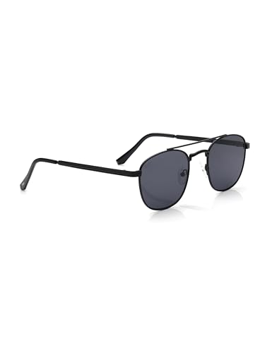 Image of Fastrack Tees Grey Aviator Sunglasses for unisex