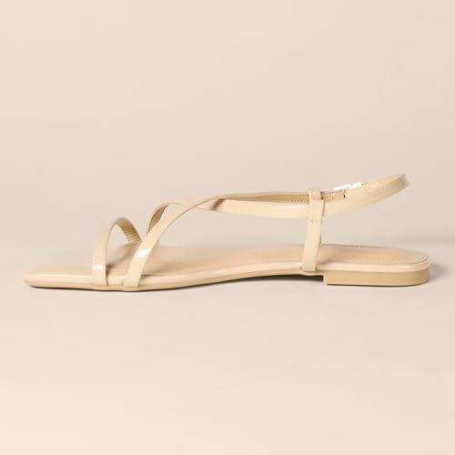 Image of Amazon Essentials Women's Flat Strap Sandals with Memory Foam