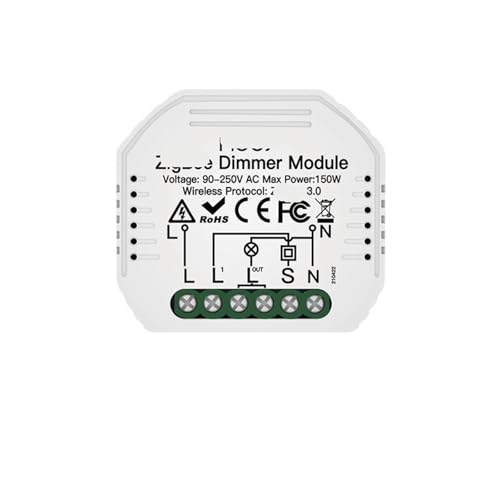 Módulo de atenuación inteligente 3.0 regulador de luz empotrable 90-250V de 2 canales