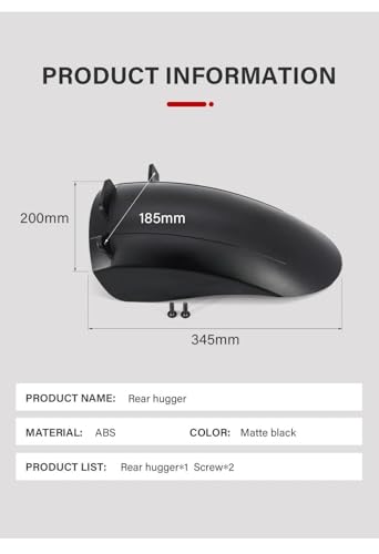 Accessoire Protection Amortisseur Garde-Boue Arrière Tiger 850 GT