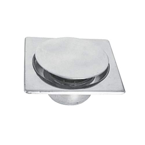 Viking Floor Drain Pop-Up Square - Length & Width - 125mm (5”) Stainless Steel 304 - Brushed Finish, Efficient Water Drainage, Suitable for Bathroom, Kitchen, or Outdoor Spaces (B08D3Q8Q71) Amazon Price History, Amazon Price Tracker