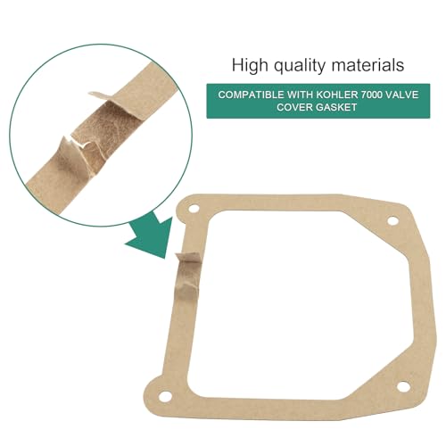 Image of Showingo Valve Cover Gaskets（2 Pack） Compatible with Kohler 7000 Valve Cover Gasket Suitable for 7000 Model Engines with Stamped Steel Valve Covers