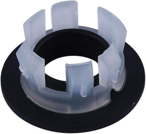 Schwarz Waschbecken-Überlaufkappen-Abdeckung Für Badezimmer-Küchenbecken Sechs-Fuß-Ring-Becken Aufgeräumter Einsatz Wasserversorgung