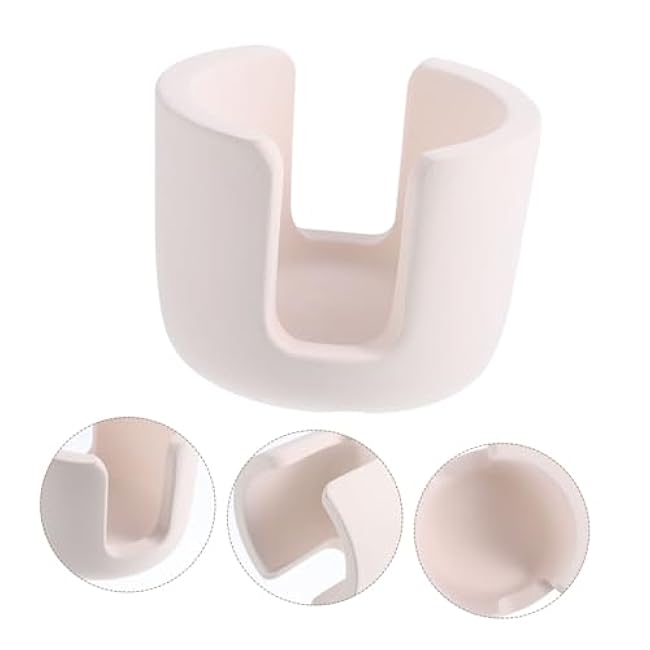 PRETYZOOM Diatomite Quick Dry Sponge Holder for Kitchen Sink Compact Absorbent Sponge Organizer in Beige Space Saving Small Rack for Clean and Tidy Sink Storage