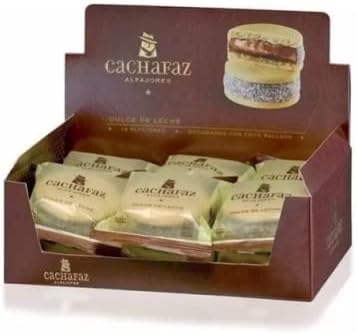 Alfajor Cachafaz de Maicena con Dulce de Leche, 912 g (Caja x 12)