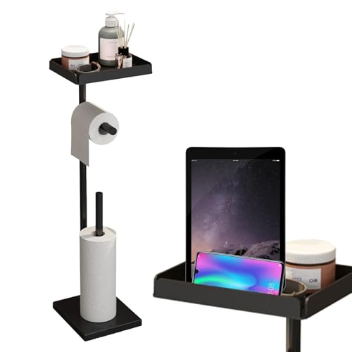 Soporte Para Papel Higiénico - Torre Dispensadora De Pañuelos, Portarrollos De Baño | Estante Para Inodoro, Soporte Organizador De Rollos, Dispensador De Papel Vertical, Torre De Almacenamiento De Rol