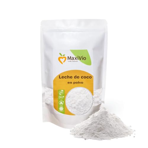 Leche de Coco en Polvo MaxiVio 1 kg | 92% Extracto de Coco | Vegana | Para Repostería, Cocina, Salsas y Bebidas | Origen Vietnam