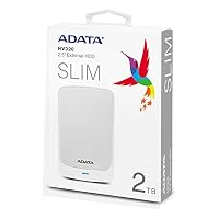 ADATA HV320 - 2 TB, externe Festplatte mit USB 3.2 Gen.1, weiß – Ansicht 6