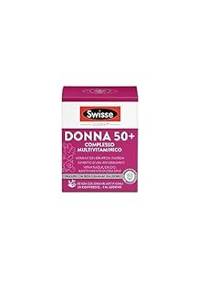 Swisse Multivitaminico Donna 50+, Integratore Alimentare Multi-nutriente per Integrare l'Alimentazione delle Donne over 50, 30 Compresse